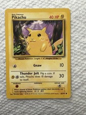 1999 Base Set 3rd Print Pikachu 58/102 .   Ships Today !! on eBay