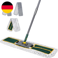 Masthome Bodenwischer 90Cm Breiter, Profi Wischmopp Mit 152Cm Griff Aus Eisen, G