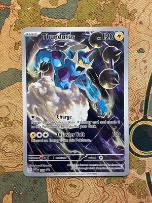 Pokemon Card TCG - Thundurus SVP 209 Promo Scarlet & Violet Promo Near Mint 