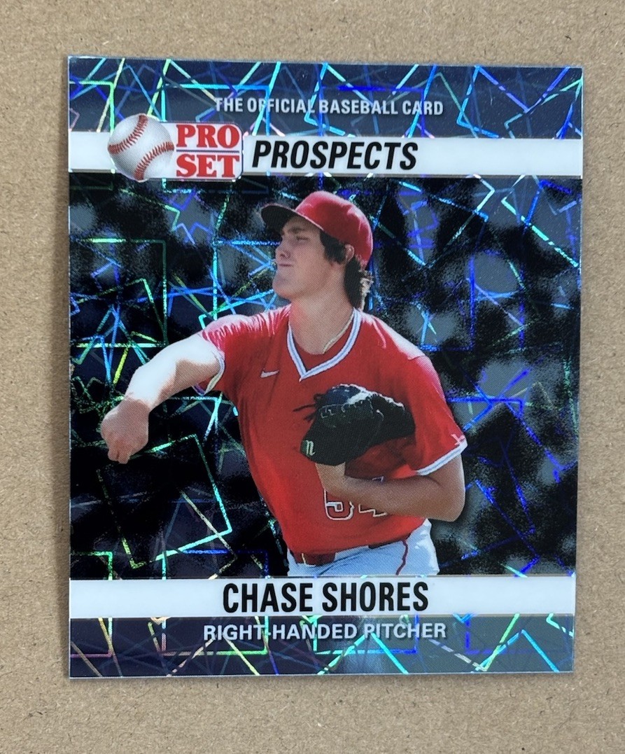 Chase Shores 1/1 Mini Parallel - 2026 Leaf Baseball