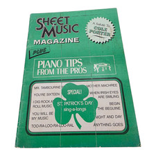 Sheet Music Magazine Plus Piano Tips From The Pros St Patrick's Day Sing-Alongs