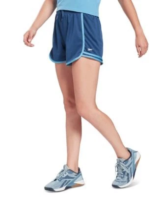 Reebok Womens Knit Shorts Night Black L 194829606250 LARGE RT $30.0