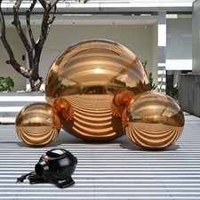 Yescom 3PCS Big Shiny Inflatable Mirror Balls with Electric Air Pump 20"/32"/59"