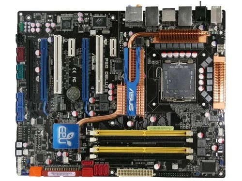 For ASUS P5Q DELUXE motherboard LGA775 P45 4*DDR2 16G ATX Tested oK - Image 2 of 3
