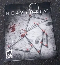 Heavy Rain (Sony PlayStation 3) PS3 Game (Manual Only) Booklet Instructions