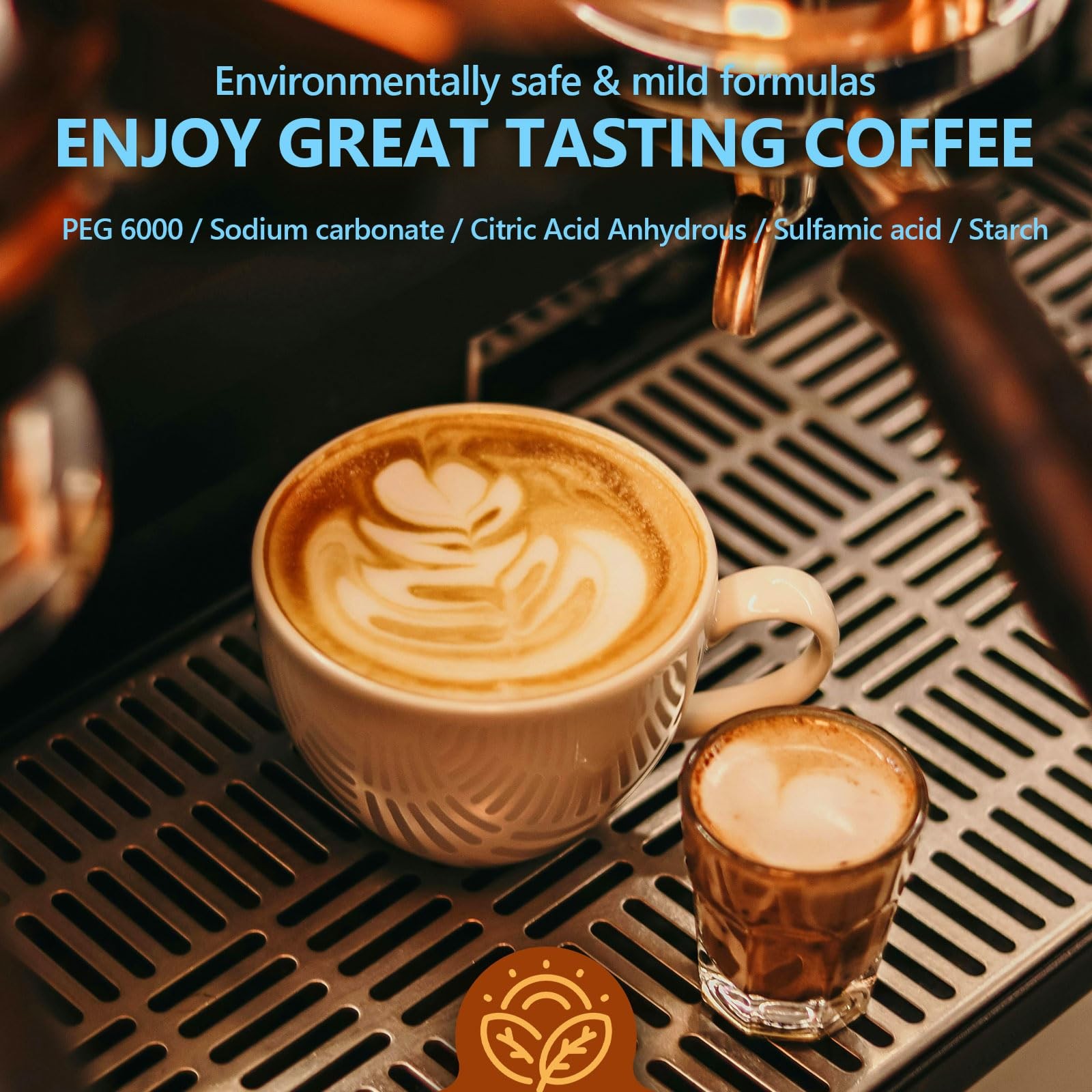 Coffee Machine Cleaner Descaler Tablets 34 Pack, 1 Count (Pack of 34), WHITE 