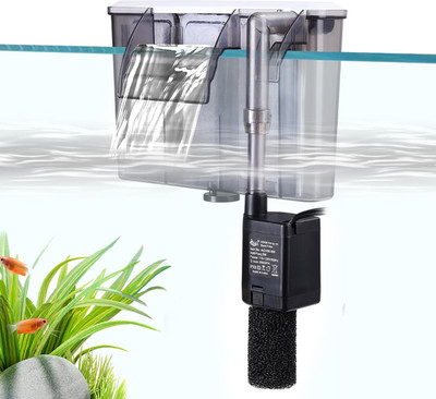Quiet 20-30 Gallon Fish Tank Filters - Auto Start Hang on Back Aquarium Filte...
