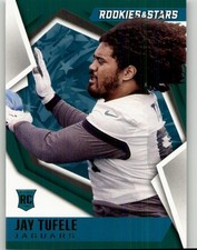 2021 Panini Rookies & Stars Jay Tufele Green Rookie #177 RC Jacksonville Jaguars