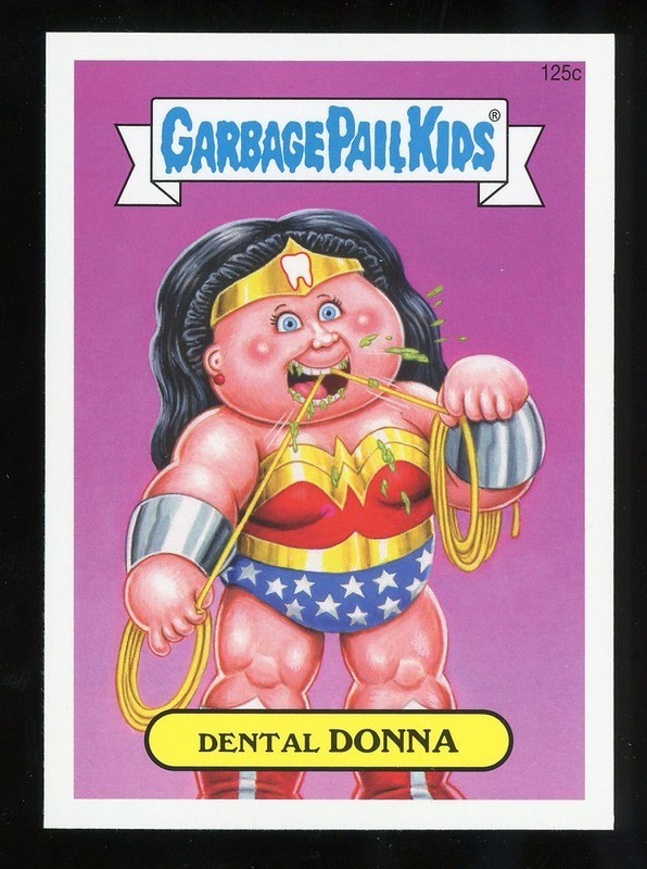 2014 Topps Garbage Pail Kids #125c Dental Donna front