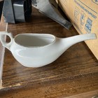 VINTAGE White Porcelain Pap Boat Infant Invalid Feeder — photo 2