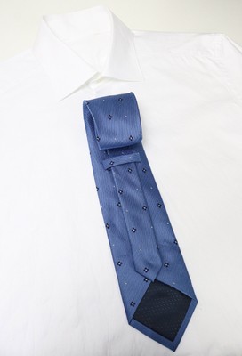 Unbranded Krawatte Herren Einheitsgröße Spitz Klassisch Blumenmuster Blau
