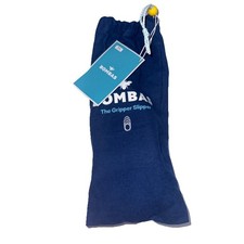 Bombas Youth Gripper Slippers Oatmeal Knit Merino Wool Blend Size Y 11-13 NEW