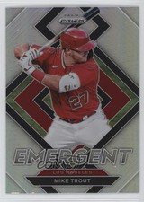 2022 Panini Prizm Emergent Silver Prizm Mike Trout #E-2 0o5