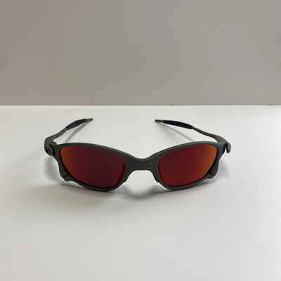Vintage Oakley Penny & Juliet X-Metal Sunglasses Gray/Ruby