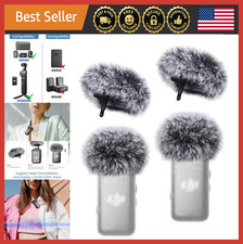 4-Pack Furry Windscreen Cover for DJI Mic 2 OSMO POCKET 3 Transmitter Mic