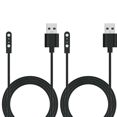 Smartwatch Ladekabel magnetisch 2 Stück 60cm kompatibel mit SKG Letsfit Cubitt