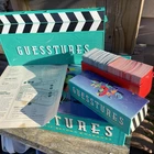 VINTAGE 1990 MILTON BRADLEY GUESSTURES Family Night Charades Boardgame Game