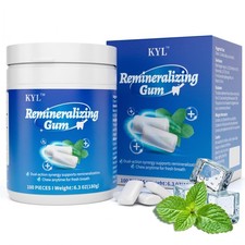 Remineralizing Gum with Xylitol Repair For Receding Gums Gluten-Free 100 Piec...