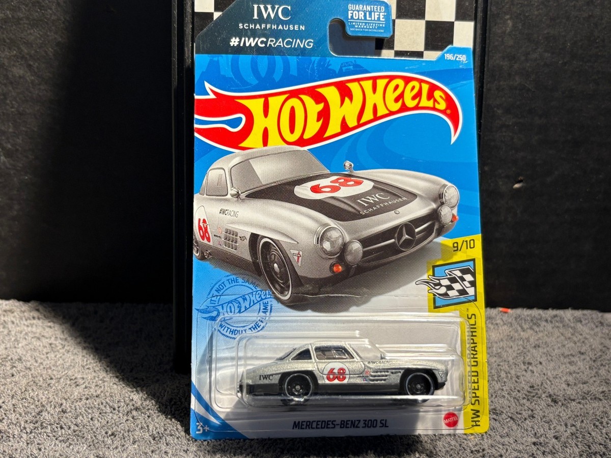 1/64 HOT WHEELS IWC SPEED GRAGHICS MERCEDES BENZ 300 SL 196/250 9