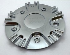 C137-2 2 CRAVE Chrome Wheel Center Cap