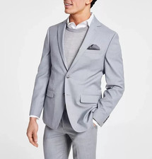 Bar III Men's Skinny-Fit Sharkskin Suit Jacket MSRP 360