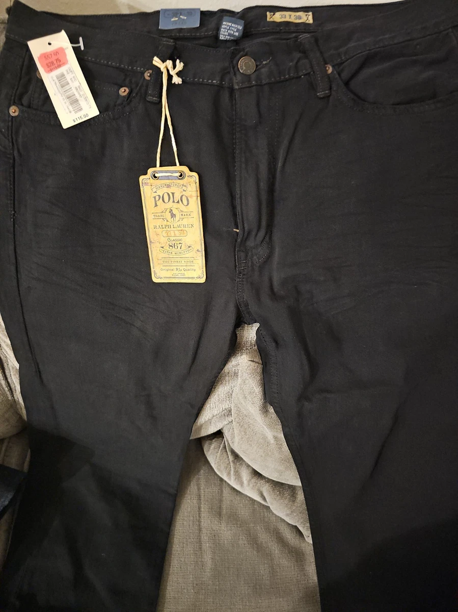 Polo Ralph Lauren Black Jeans for Men for sale - eBay