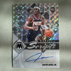 Panini 2021-22 Mosaic David Duke Jr. Rookie Scripts #RS-DDJ Brooklyn Nets Auto
