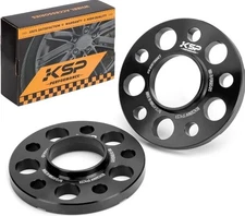 KSP 2PC 15mm 5X112mm 66.56mm Hubcentric Wheel Spacers for A4 S4 A5 S5 A6 S6 Benz