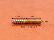 4MM WOOD SCREWS SADDLE TACK SCREWS ADAPTER FOR CONCHOS 1 inch -30/pack