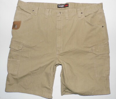 Shorts Bar Riggins Men's Wrangler Riggs workwear ripstop ranger cargo shorts in bark size ...