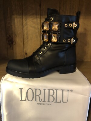 Luxus Loriblu Boots Gr-38. Made In Italy . Neuw. NP-1200  