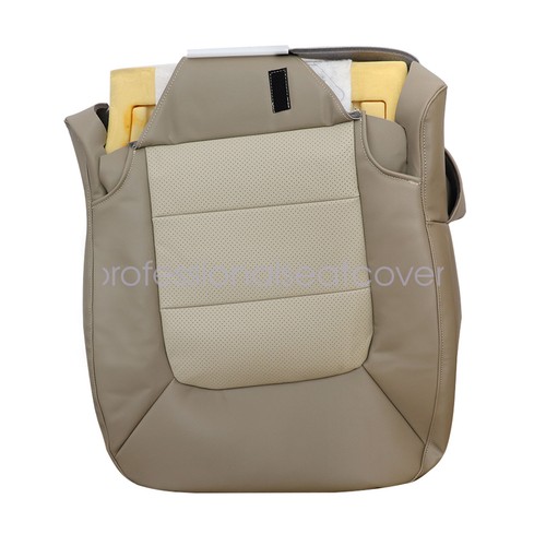 For 03-06 Ford Expedition New Passenger Side PERF Leather Bottom Seat Cover Tan - Picture 4 of 11