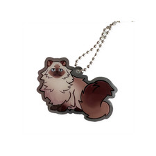 Geopets Travel Tag - Dusty the Long Haired Cat Trackable Pendant Number