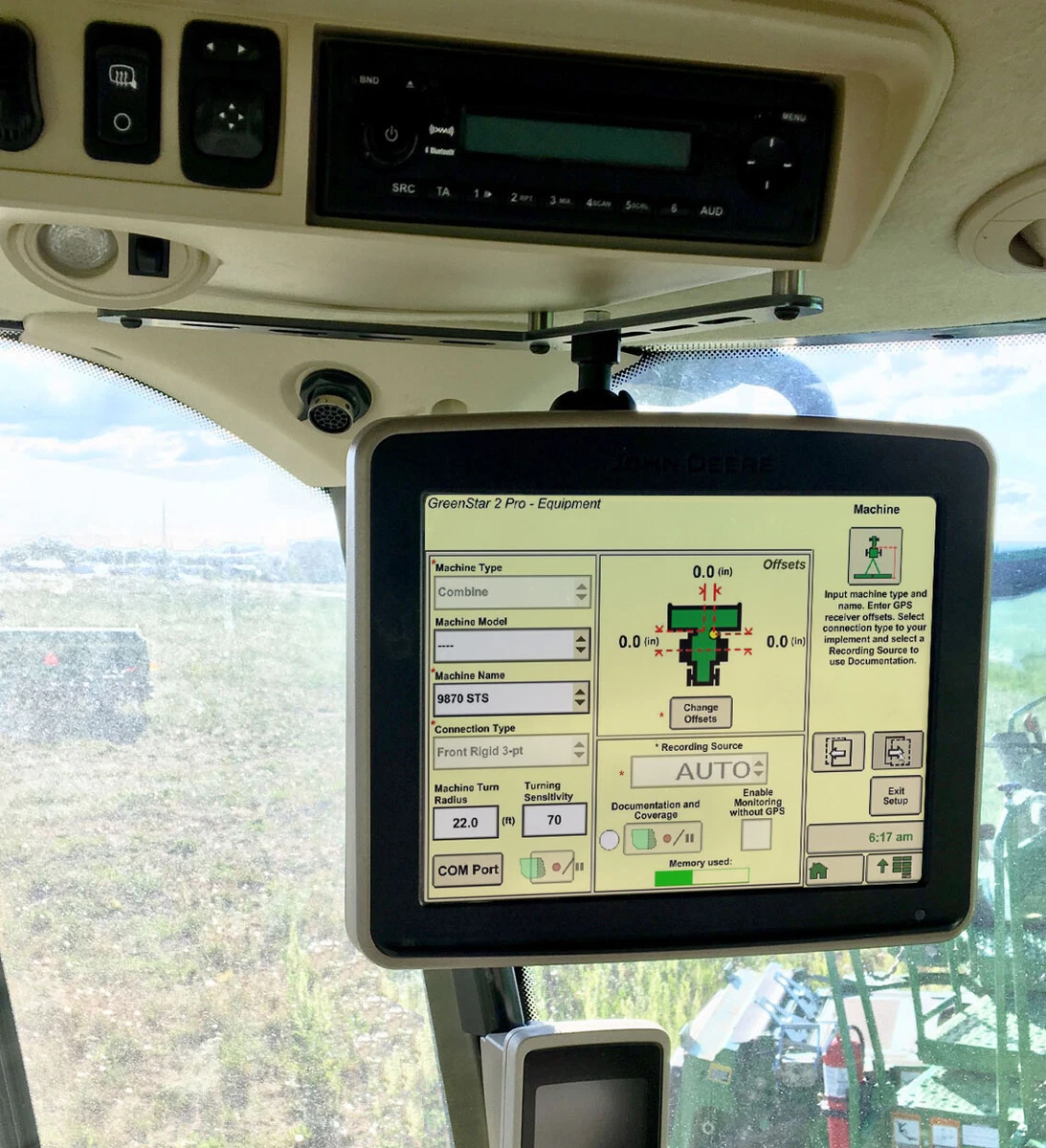 Replacement for John Deere BPF10277 BPF11186 Combine Monitor 