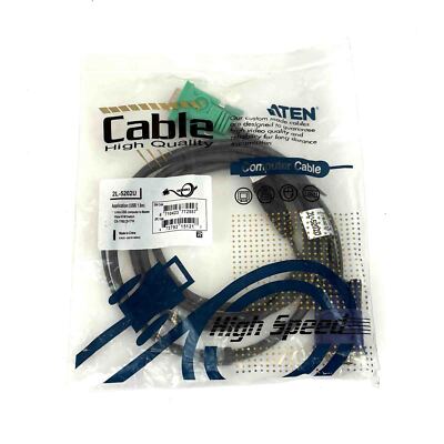 ATEN 2L-5202U KVM Kabelsatz 1,8m USB to Master View KVM Switch (VE 2Stk.) OVP