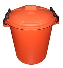 50l coloured bin plastic heavy duty bin
