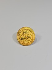 Kenosha County Wisconsin Travel Souvenir Lapel Pin Established 1850 Gold Color