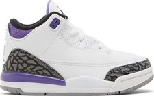  DM0968-105 Toddlers Air Jordan Retro 3 TD 'Dark Iris'