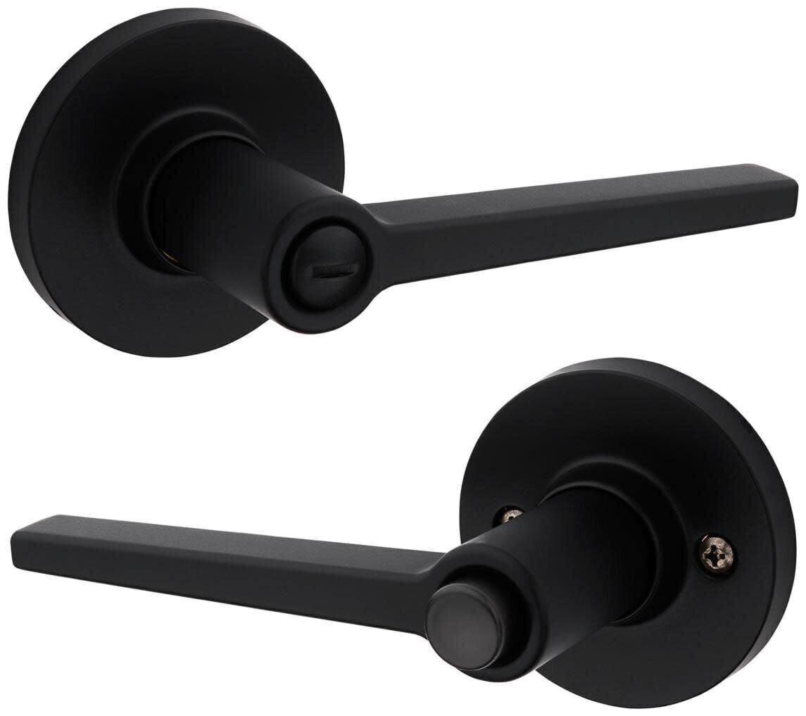 Kwikset SL4000DALRDT Daylon Privacy Door Lever Set with Round Rose from The...
