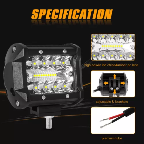 LED Fog Light Pods+ Hood Ditch Mount Bracket +Wiring For 1995-2004 Tacoma Tacoma - Bild 12 von 20