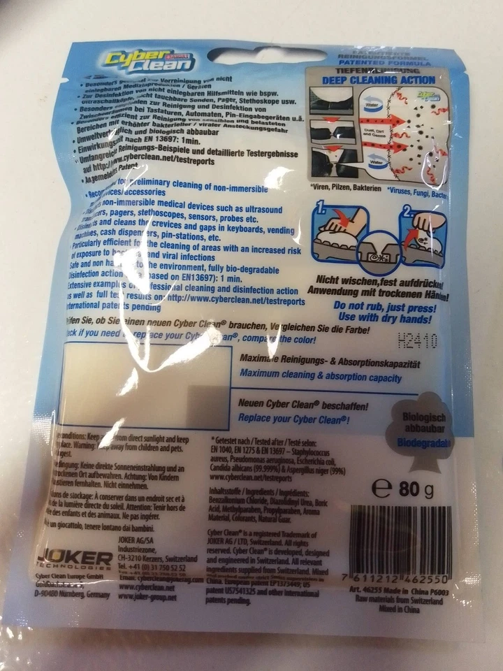 3 Cyber Clean Original-The High-Tech Cleaning Compound 2.8 oz 80g Resealable Bag - Image 3 of 3