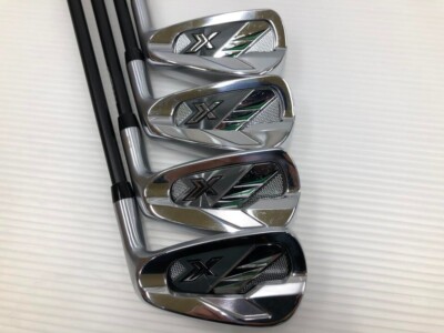 XXIO X-eks- 2022 Iron Set 8 Clubs 5-Pw Aw Sw Miyazaki AX-2 Stiff