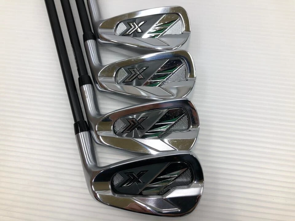 XXIO X-eks- 2022 Iron Set 8 Clubs 5-Pw Aw Sw Miyazaki AX-2 Stiff Flex - Image 3 of 4