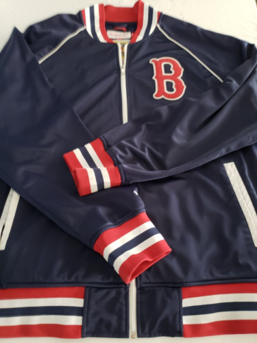 Cooperstown Collection Mitchell & Ness Boston Red Sox REDSOX TRACK Jacket 3XL