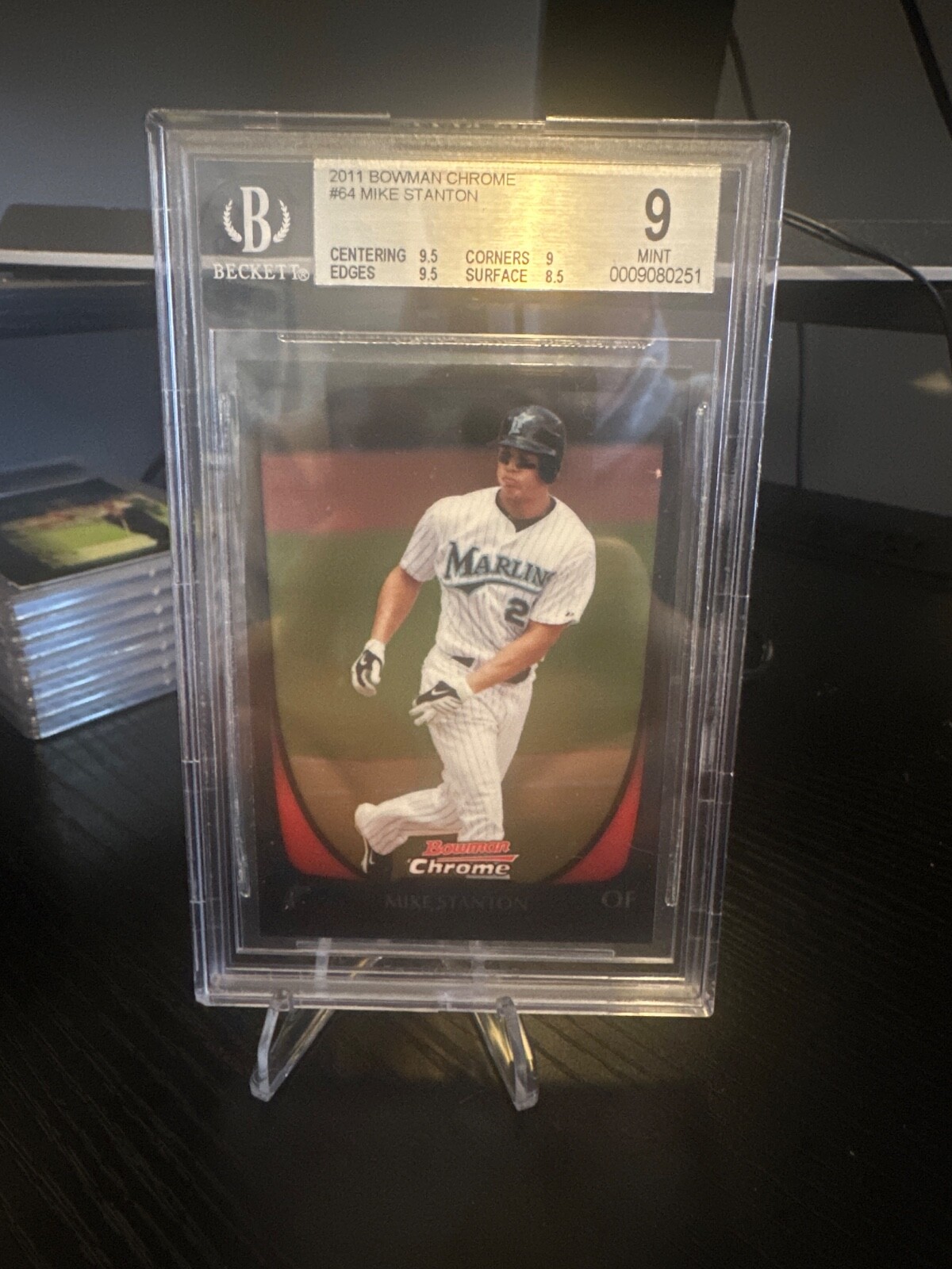 2011 Bowman Chrome Giancarlo Stanton Mike Stanton #64