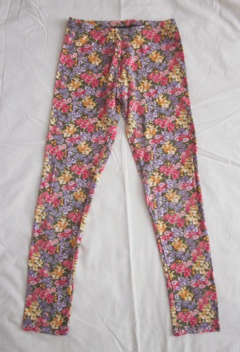 Gymboree leggings, multi-color, flower pattern, size 9
