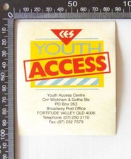 VINTAGE CES YOUTH ACCESS COMMONWEALTH EMPLOYMENT SERVICE SOUVENIR STICKER DECAL