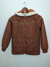 Flawless 1970s Lt Weight Down Puffer Jacket with embroidered yoke and...