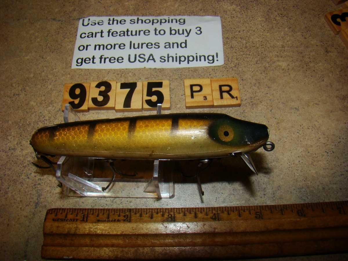 Heddon 専用 U9375 PR HEDDON WOODEN VAMP FISHING LURE | eBay