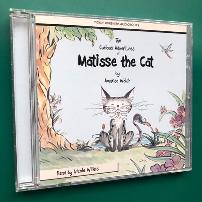 Amanda Walsh CURIOUS ADVENTURES OF MATISSE THE CAT Audiobook CD Nicole Wilkes VG